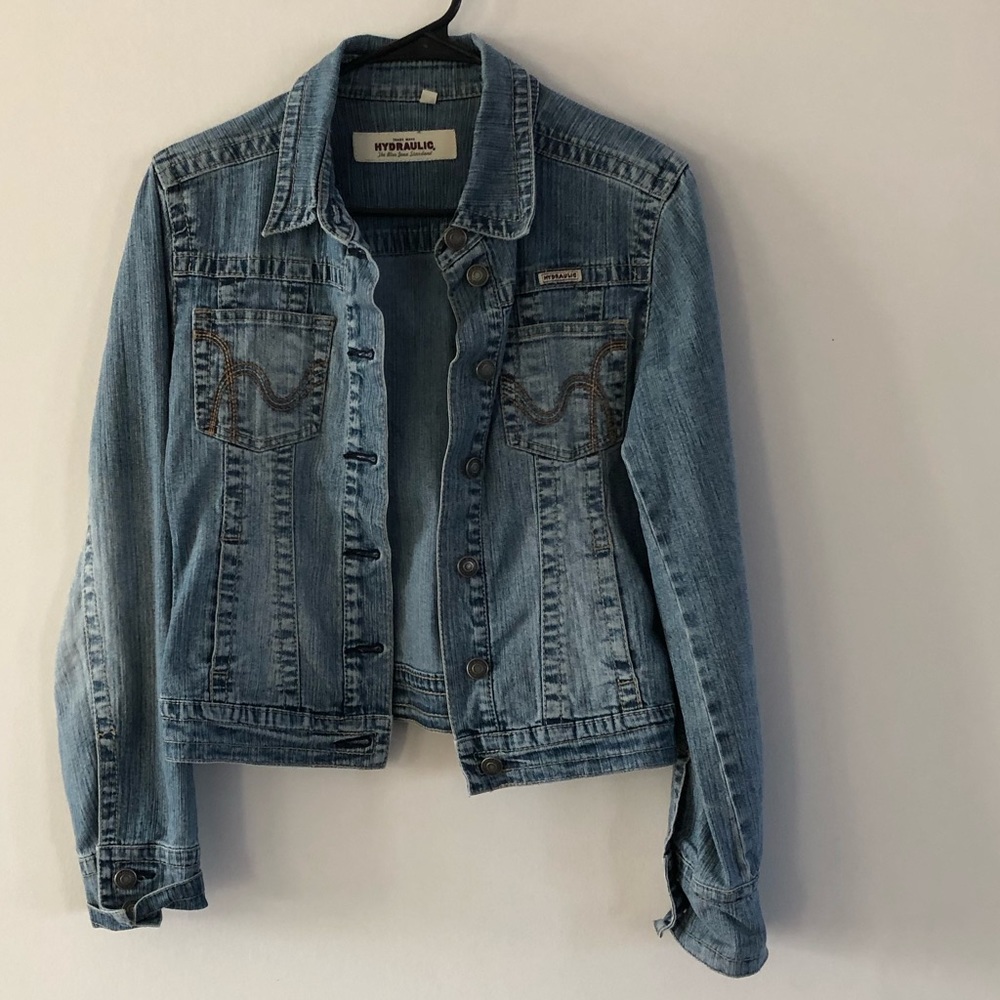 Hydraulic Women’s Denim Jacket Size M Blue